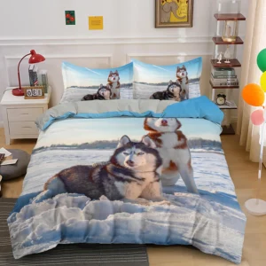 Husky Dog Duvet Set