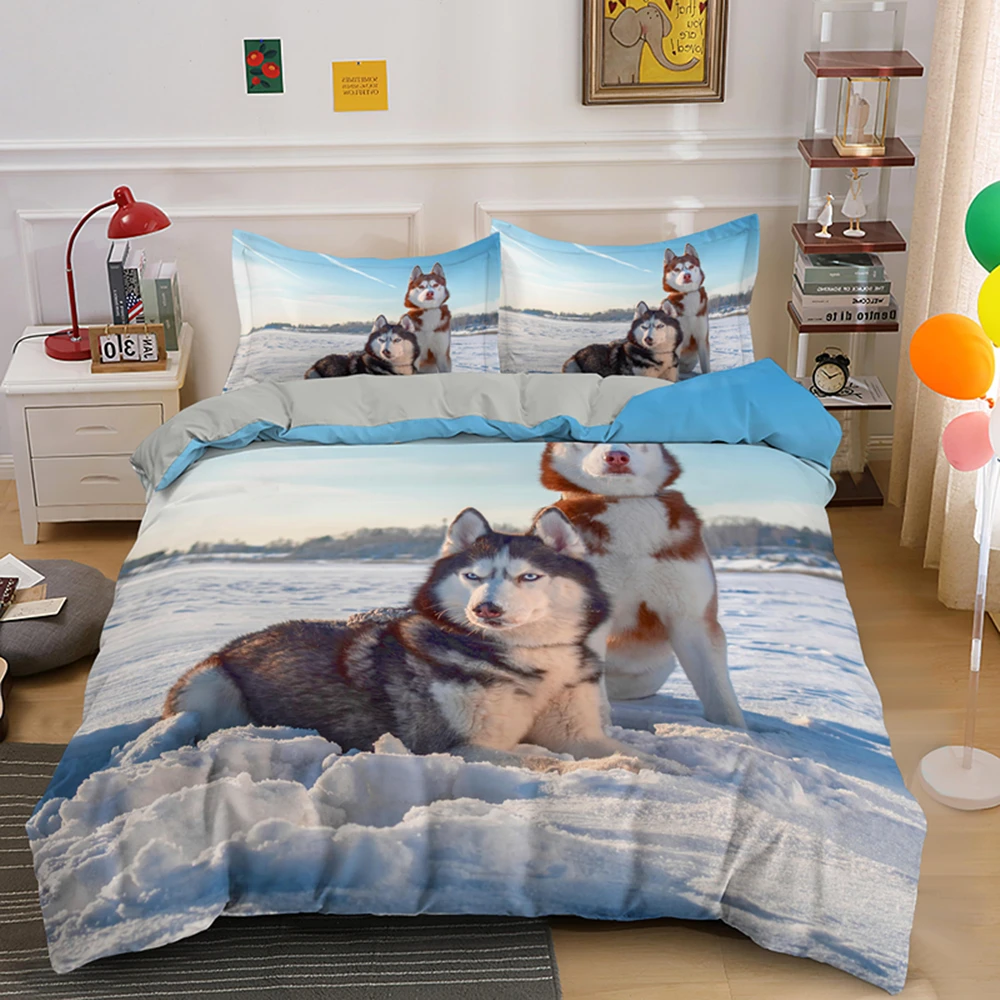 Husky Dog Duvet Set