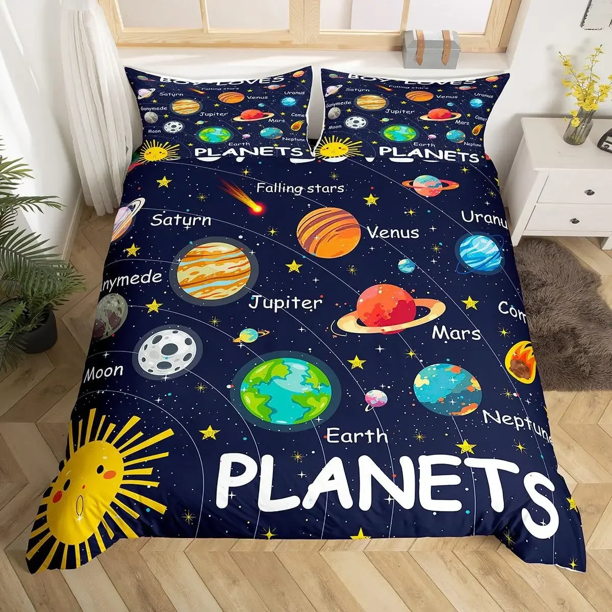 Solar System Duvet Covers Set