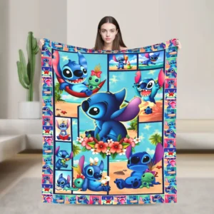 Lilo Stitch Knitted Duvet Cover