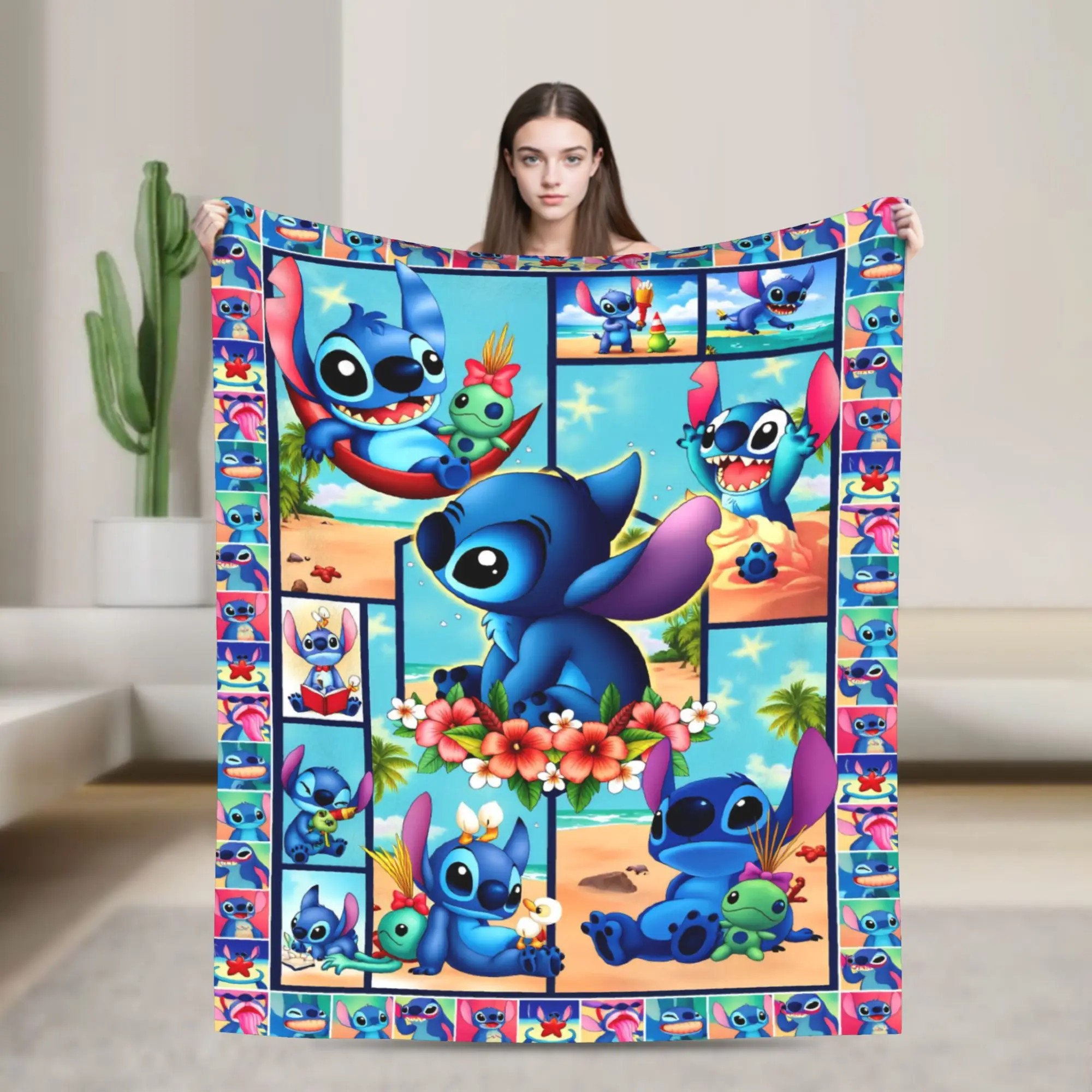 Lilo Stitch Knitted Duvet Cover