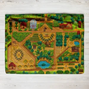 Stardew Valley Map Blanket