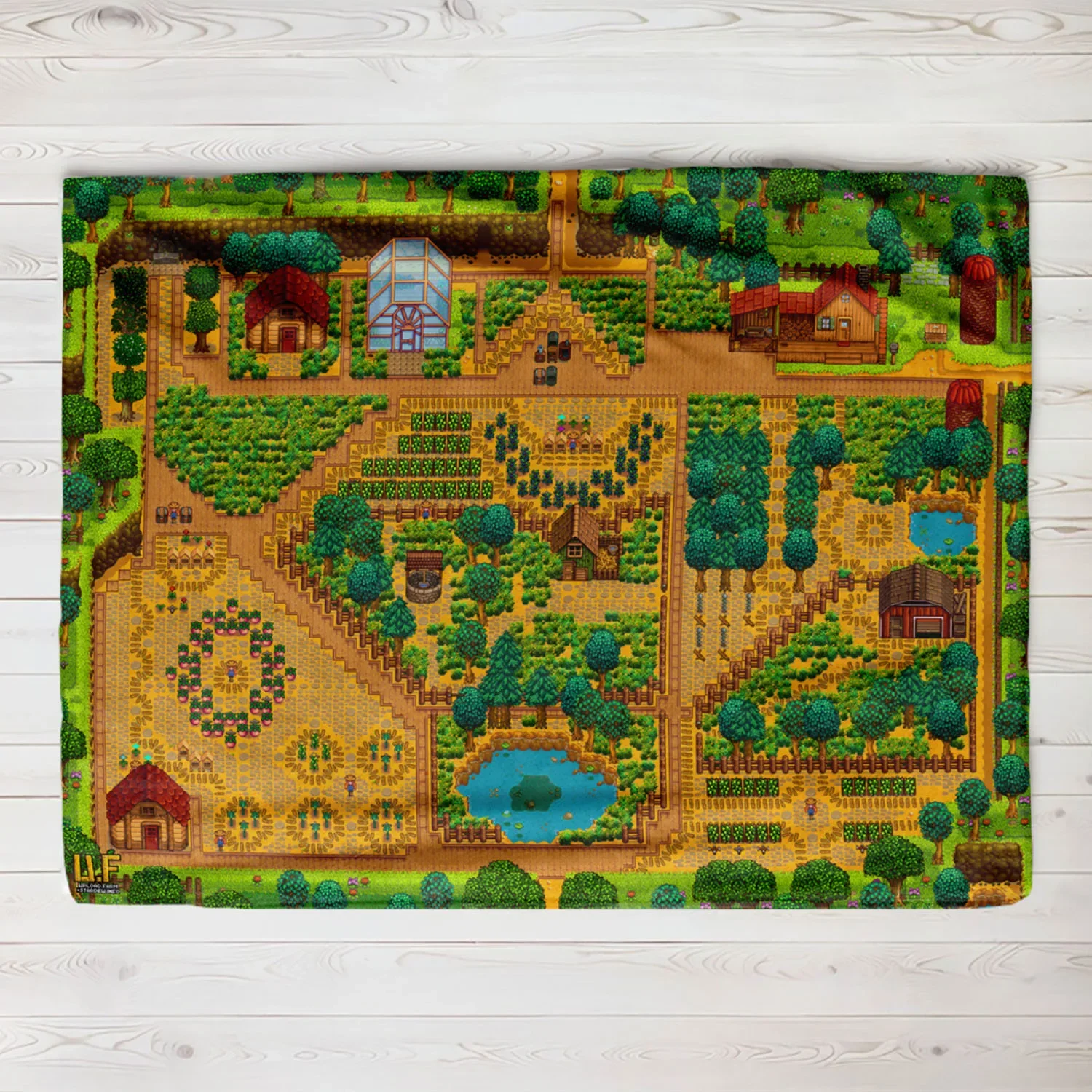 Stardew Valley Map Blanket