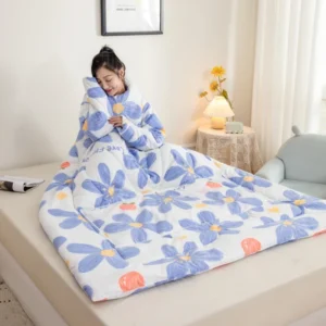 Quilt Wearable Floral Style Comforter