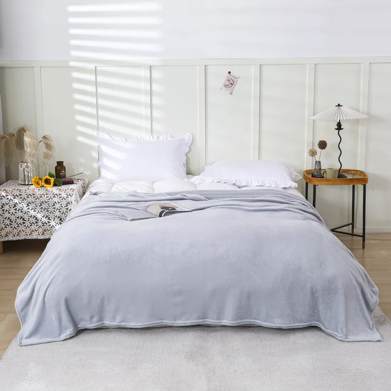 Imitation Mink Fur Airplane Blanket - Image 2